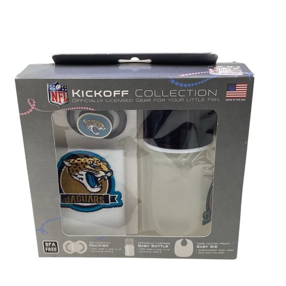 Jacksonville Jaguars NFL Baby Gift Set Kickoff Collection Unisex - Picture 1 of 6